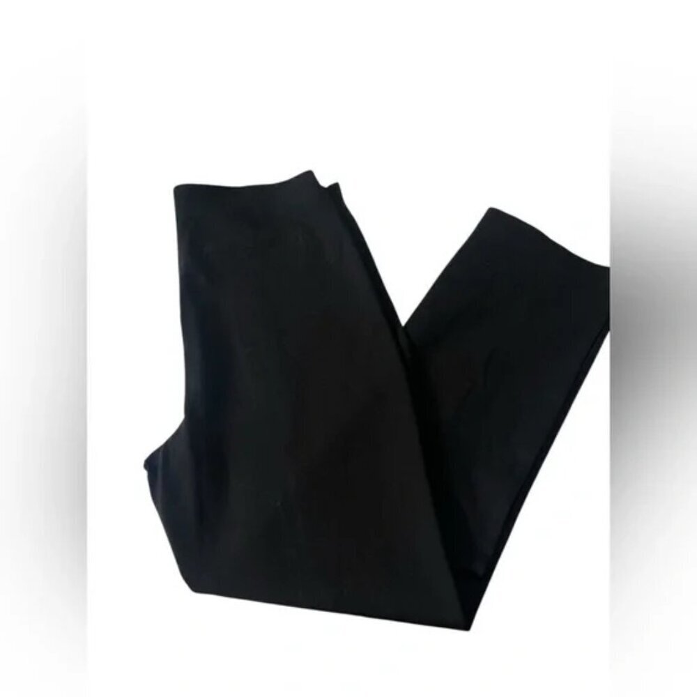 BANANA REPUBLIC - Avery Straight pant sz 12 in Black Color Wool blend inseam 26” - Picture 3 of 7